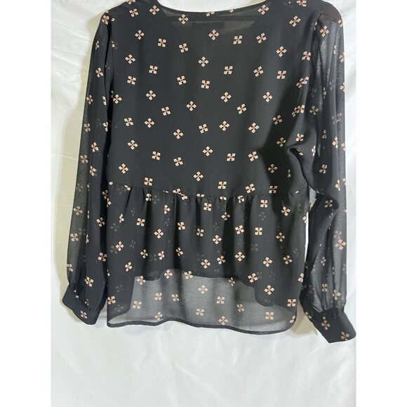 Maje Leona Blouse Semi Sheer Blouse Boho Top Women’s Size Fr 1-US/Small    R4 - Picture 1 of 4